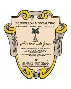 Il Marroneto Madonna delle Grazie Brunello di Montalcino DOCG Toscana 2016