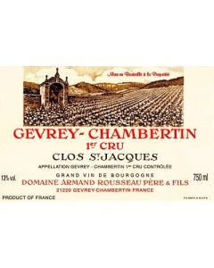 Domaine Armand Rousseau Gevrey Chambertin 1er Cru Clos St Jacques 2007