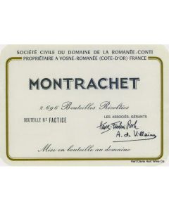 Domaine de la Romanee Conti Montrachet Grand Cru 2004 