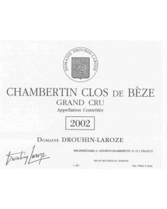 Domaine Drouhin-Laroze Chambertin Clos de Beze Grand Cru 2002 