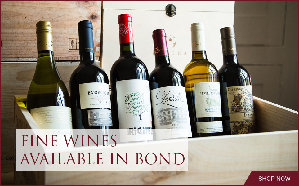 Fine  Wines Available in Bond