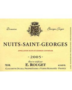Domaine Georges Jayer Nuits St Georges 2005 